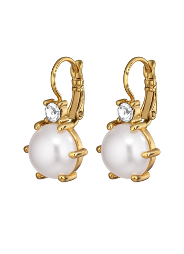 Серьги BEGONIA SG WHITE PEARL DYRBERG KERN 460040