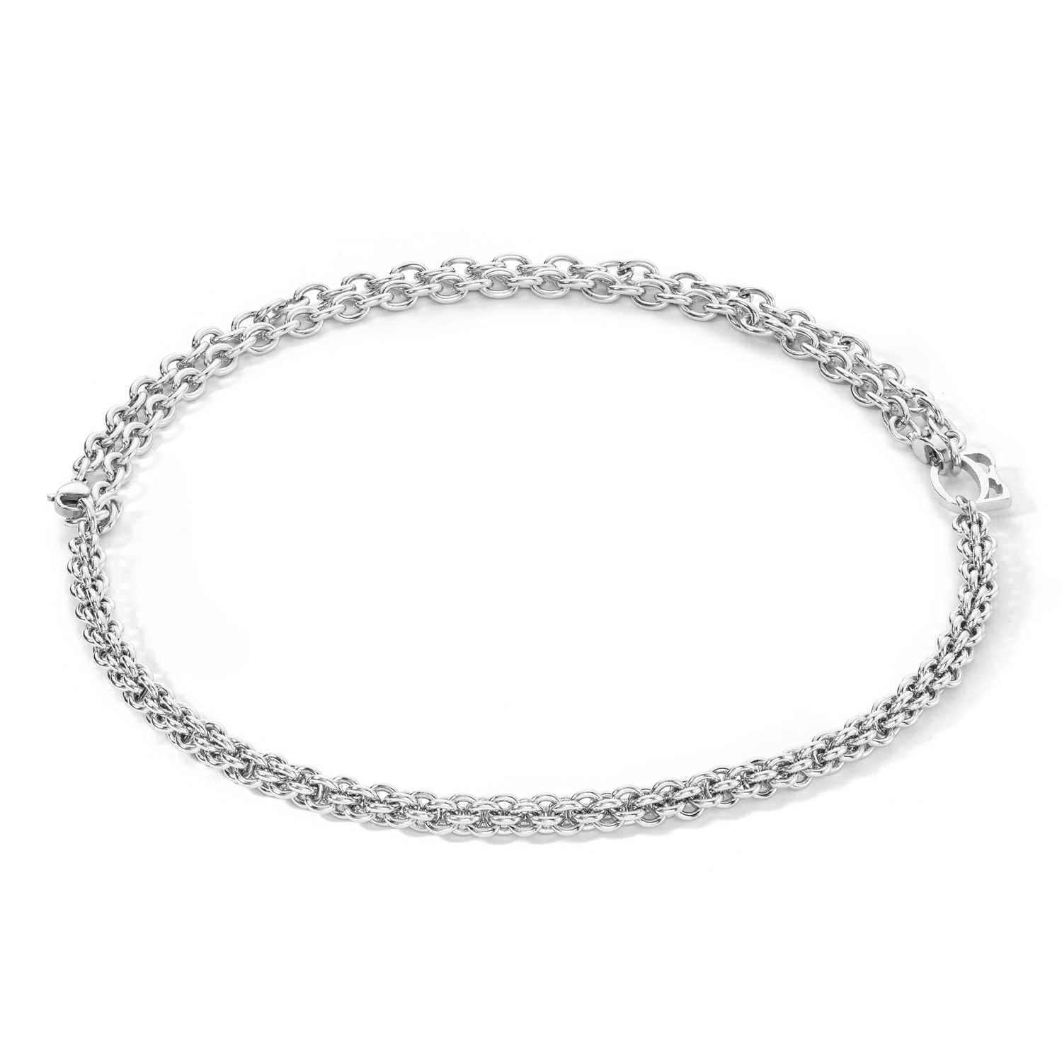 Фото Колье Mesh Chain silver Coeur de Lion 0800/10-1700