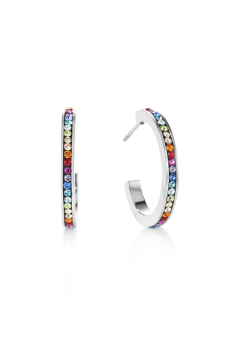Фото Серьги Multicolour Silver Coeur de Lion 0139/21-1517