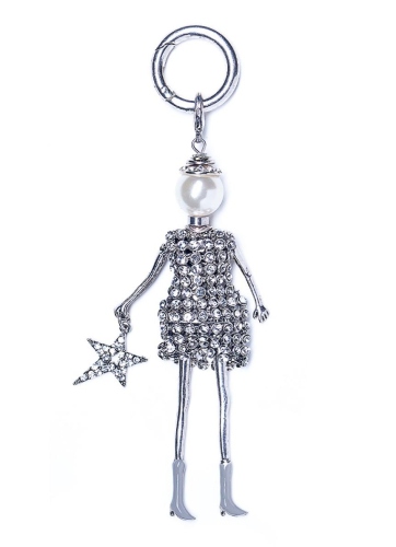 Фото Брелок Miamelie, кукла Фернанда, MiA-2202-P0002 серебристый