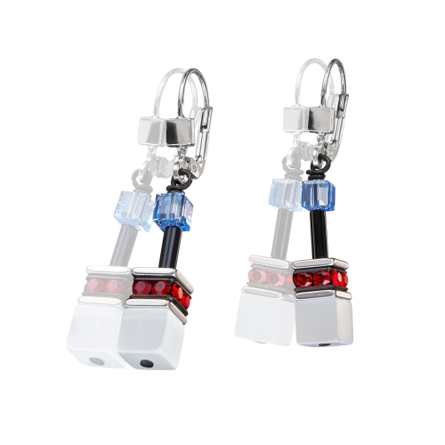 Фото Серьги Blue-Red Coeur de Lion 2838/20-0703