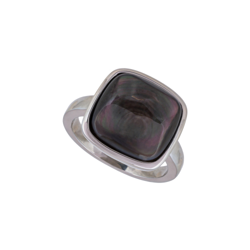 Кольцо Куб SHELL Fiore Luna *KR02914-1/8 BW/S