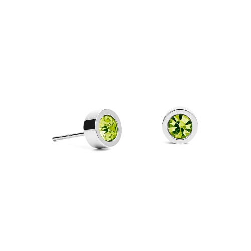 Пусеты Apple Green 6х3 Fiore Luna SWE126 AG S