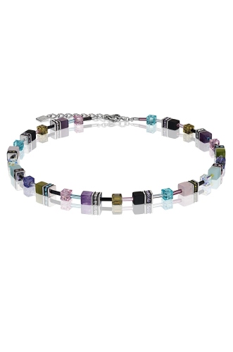 Колье Multicolor Gemstone Vintage Coeur de Lion 4905/10-1562