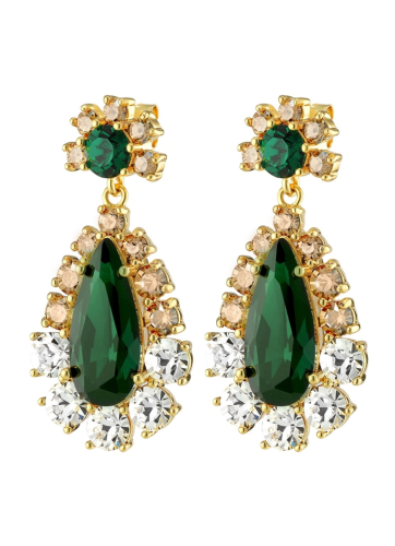 Фото Серьги LUCIA SG GREEN Dyrberg Kern 390068