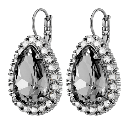 Серьги FIORA SS GREY/CRYSTAL Dyrberg Kern 450078