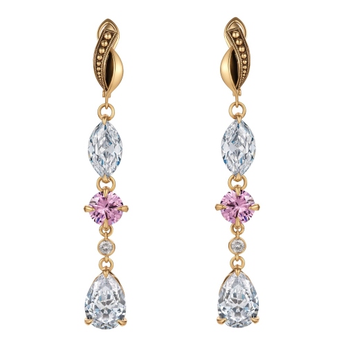 Фото Серьги SFARFALLIO Fiore di Firenze OR0431 ROSA