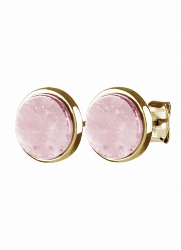 MAROCK серьги CORK SG ROSE QUARTZ 351112