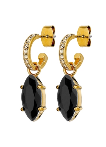 Фото Серьги JUNIPE SG BLACK_GOLDEN Dyrberg Kern 470001