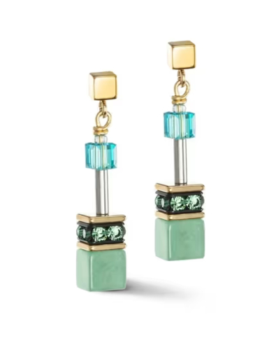 Фото Серьги Green-Turquoise Coeur de Lion 4905/21-0506