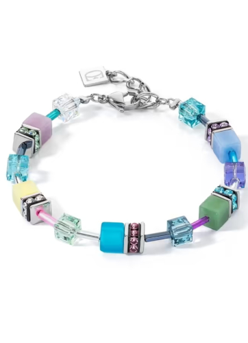 Фото Браслет Multicolour Pastel Silver Coeur de Lion 2838/30-1580