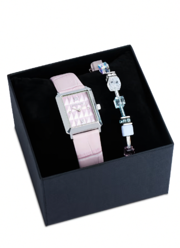 Набор Rose-Silver (часы 1 шт., браслет 1 шт.) Coeur de Lion 7670/53-1917