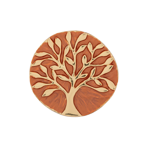 Брошь Дерево с листьями