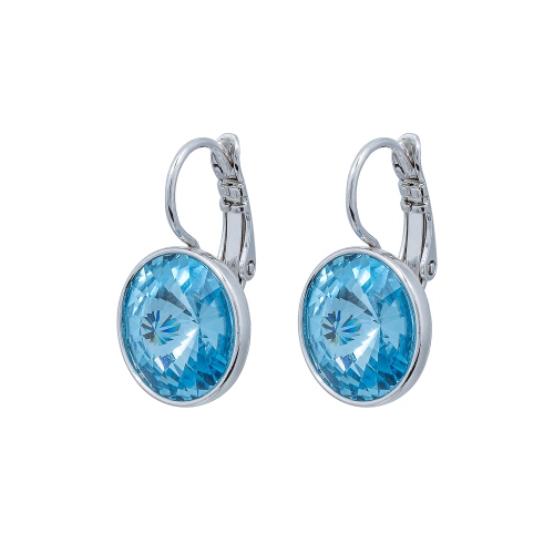 Серьги Aquamarine Fiore Luna A1903.M22 BL/S