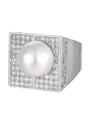 Кольцо Madreperla MP02001033 silver/white
