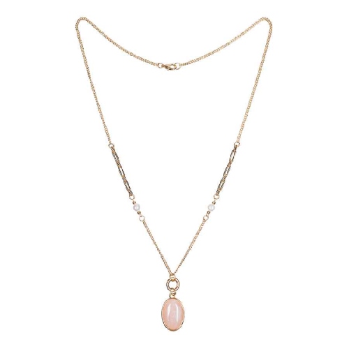 Колье ROSE QUARTZ Fiore Luna LN5154 R/G