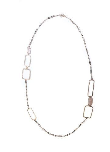 Фото Колье Estrosia с кристаллами  розовый ES-CLG60A