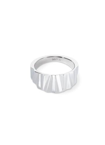 Фото Кольцо Classic Wave Silber Coeur de Lion 0141/40-1700 58