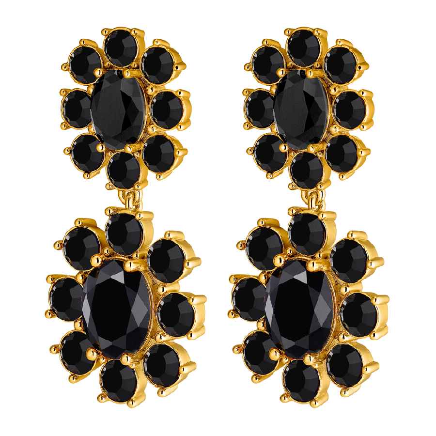 Фото Серьги LINA SG BLACK Dyrberg Kern 450072
