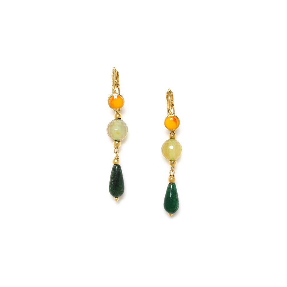 Фото Серьги Agata verde Nature Bijoux NB24.1-12CP79067