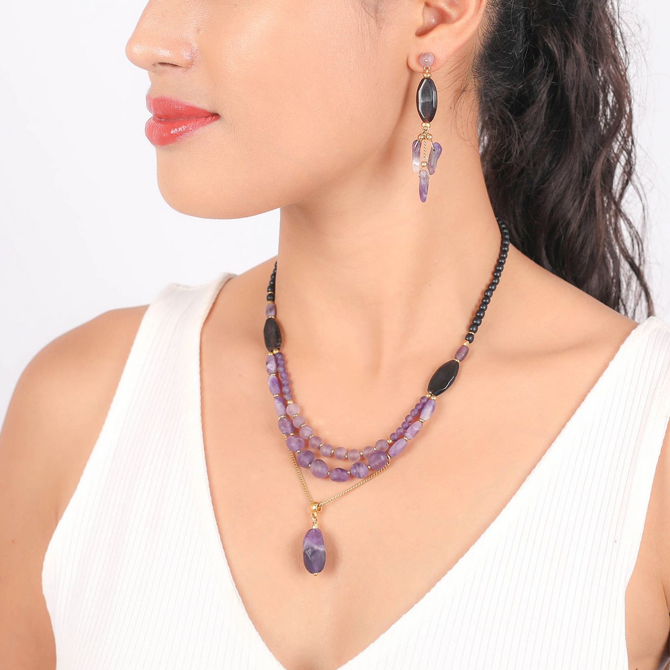 Фото Серьги Purple Rain Nature Bijoux 12-75713