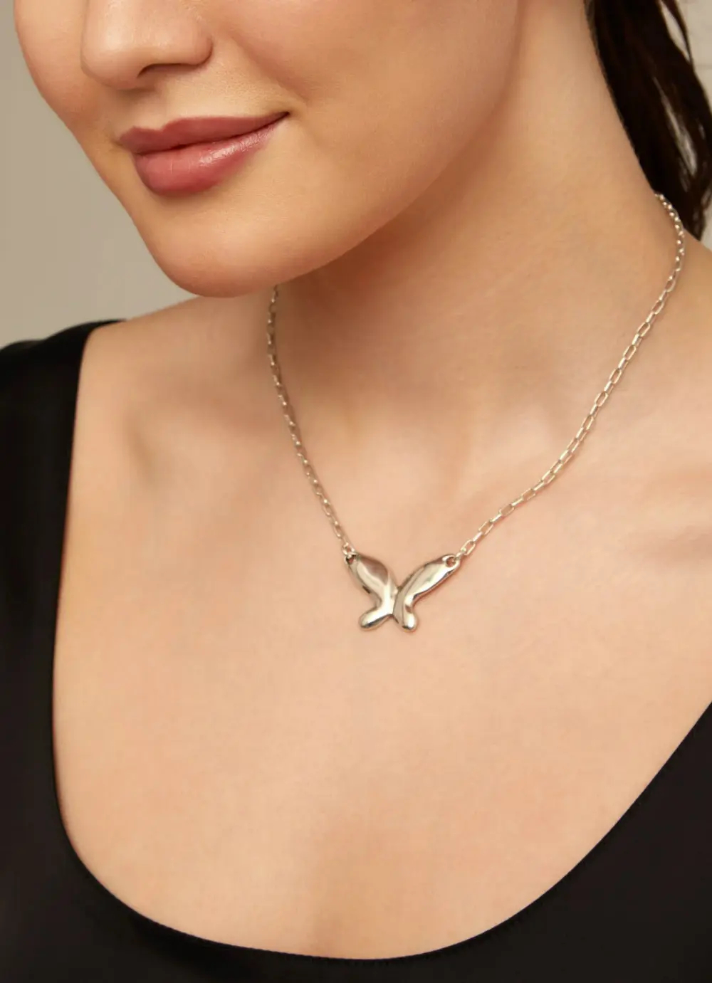 Ожерелье Butterfly effect с серебром UNOde50 COL1864MTL0000U
