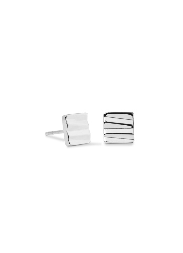 Фото Серьги Square Wave silver Coeur de Lion 0141/21-1700