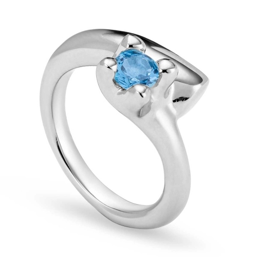 Фото Кольцо Divine с серебром UNOde50 ANI0806AZUMTL18 Фото Кольцо Divine с серебром UNOde50 ANI0806AZUMTL18