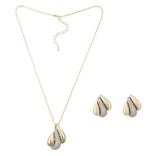 Комплект колье+серьги Fiore Luna SG205870E-001 G