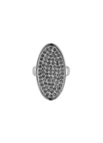 OVALINE кольцо OMEGA II SS GREY 332925