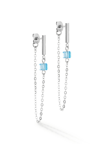 Фото Серьги Blue-Silver Coeur de Lion 5076/21-0717