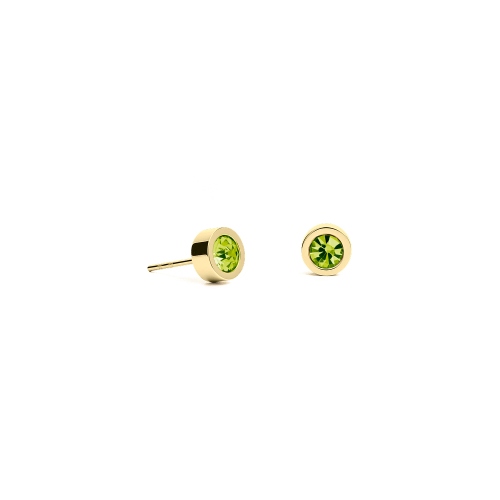 Пусеты Apple Green 5х2.5 Fiore Luna SWE125 AG G