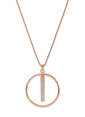 Фото Колье Кристаллы в круге Coeur de Lion 5001/10-1800