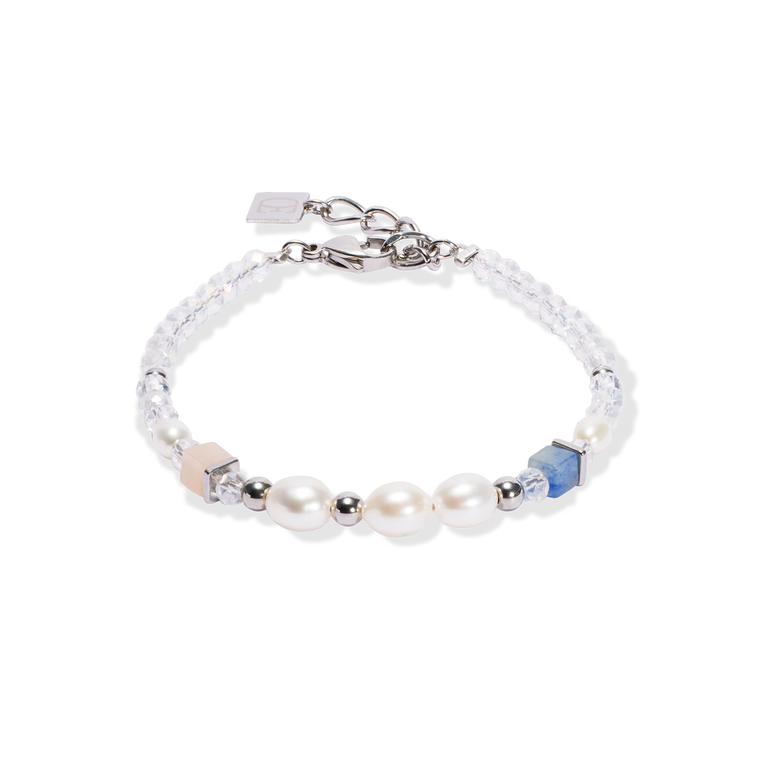 Фото Браслет Cosmic Pearls soft silver Coeur de Lion 1135/30-1522