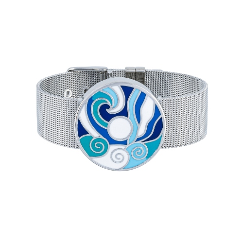 Браслет на металлическом ремешке Fiore Luna CB13784-1 S