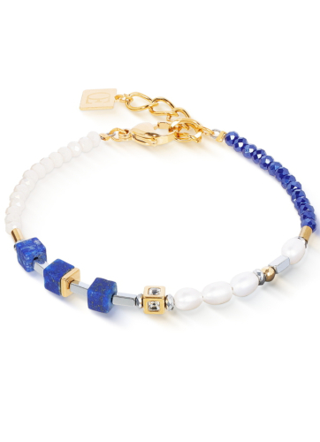 Фото Браслет Princess Fusion Pearls Lapis Lazuli Coeur de Lion 1126/30-0700