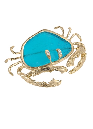 Фото Брошь Kalliope KA02211013 turquoise