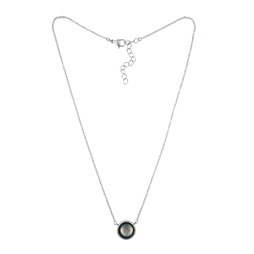 Колье Сфера SHELL Fiore Luna *BP02913-1 BW/S
