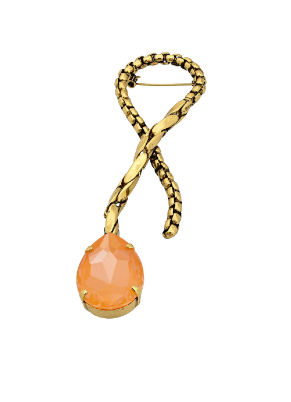 Брошь Claudio Canzian CC00211082 orange
