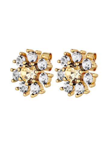 Фото Серьги AUDE SG GOLDEN / CRYSTAL Dyrberg Kern 430070