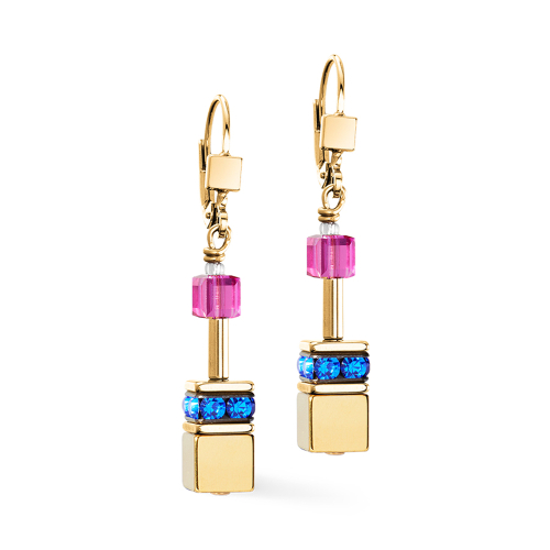 Фото Серьги Multicolour Rainbow-Gold Coeur de Lion 3015/20-1535