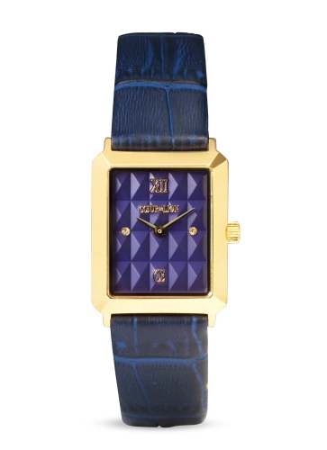 Часы Iconic Spikes Bracelet Leather Midnight Blue Gold Coeur de Lion 7672/71-0716