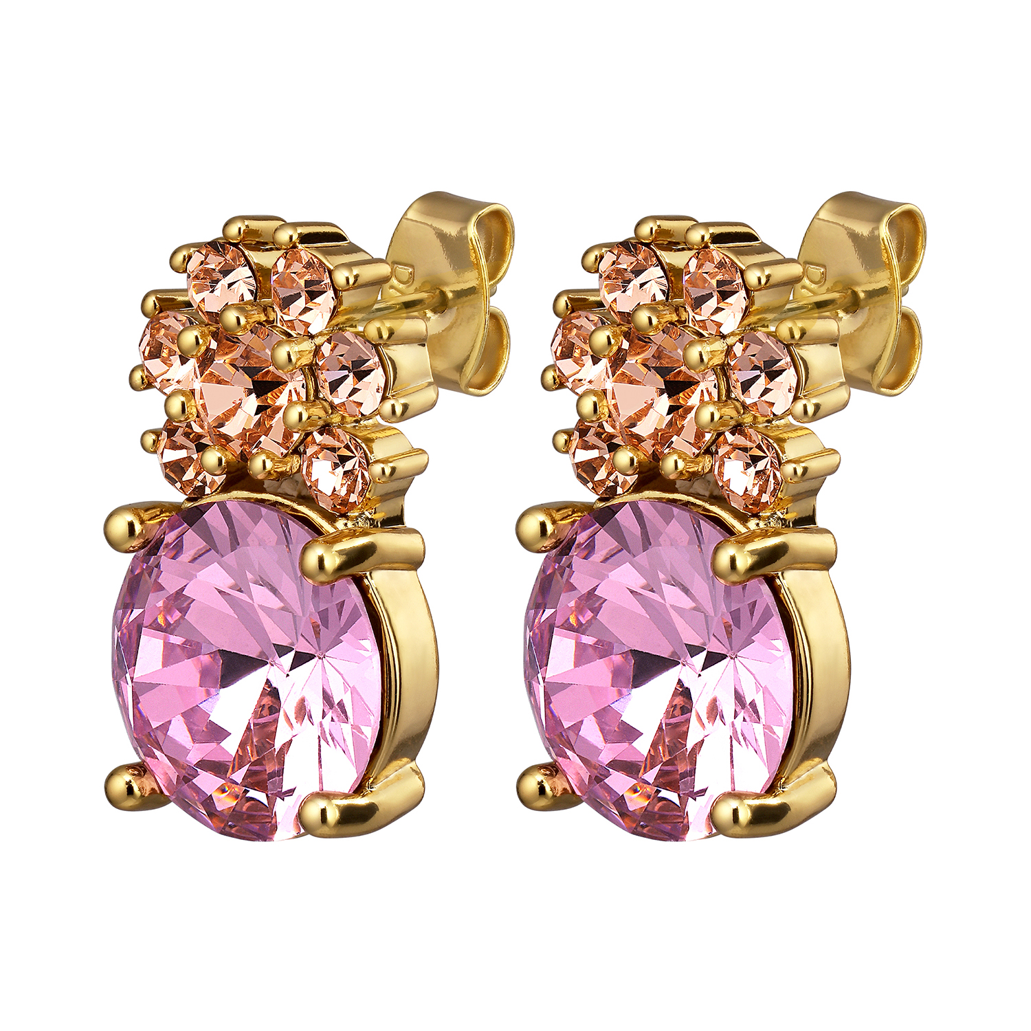 Серьги BECKIA SG LIGHT ROSE / PEACH Dyrberg. Kern 460070