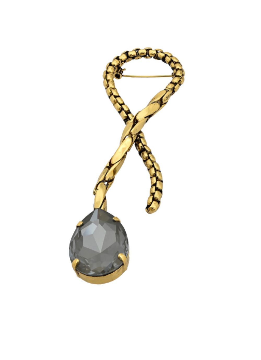 Брошь Claudio Canzian CC00211082 light gray