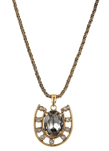 Фото Колье "Лошади" Claudio Canzian CC00205830 gold/gray