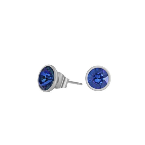 Пусеты Royal Blue Delite Fiore Luna SWE298 RBD S