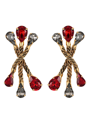 Фото Серьги "Хромосомы" Claudio Canzian CC00202133 red