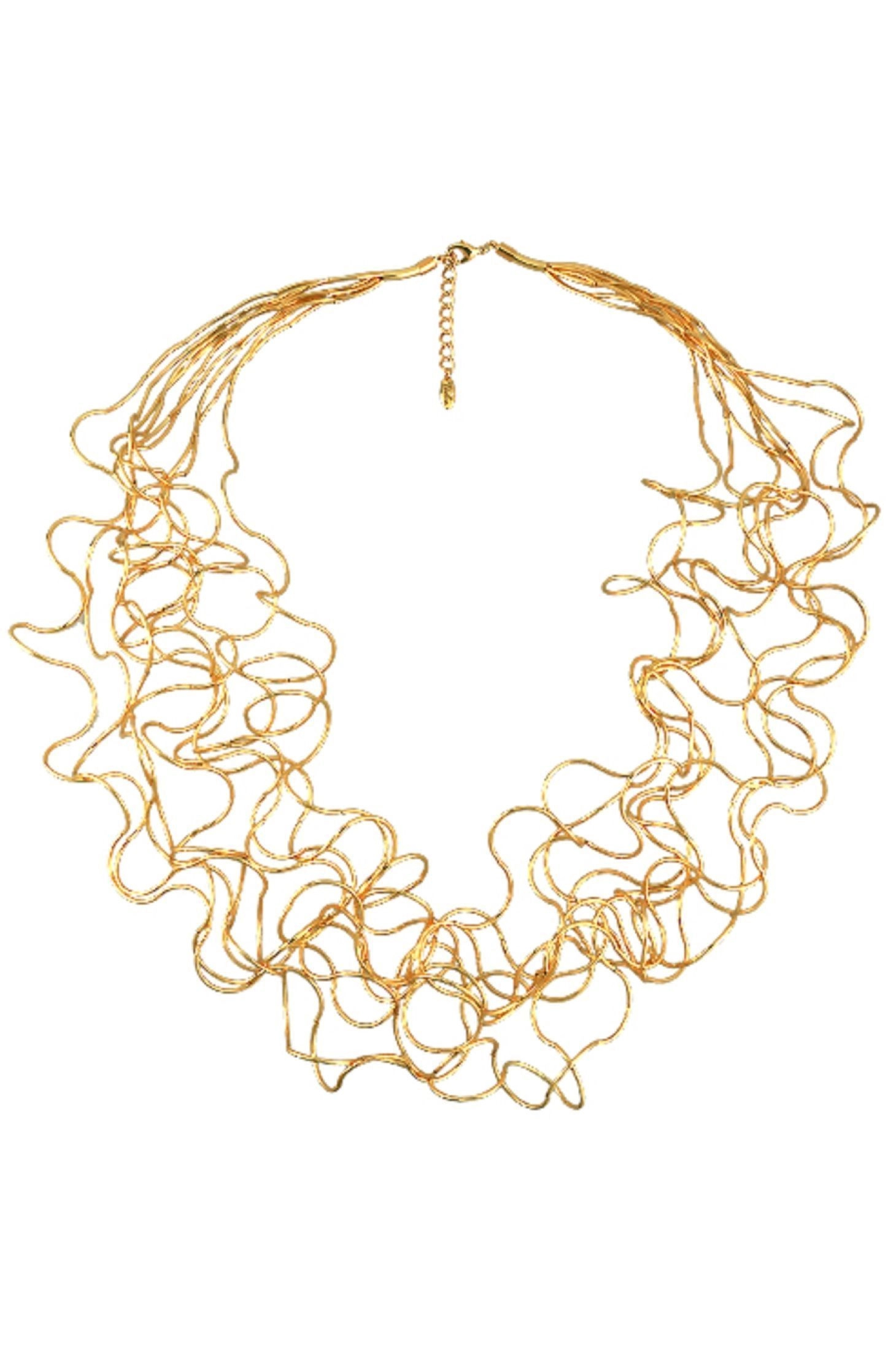 Фото Колье Silver/Gold Uvelina BS05 0608G-00N