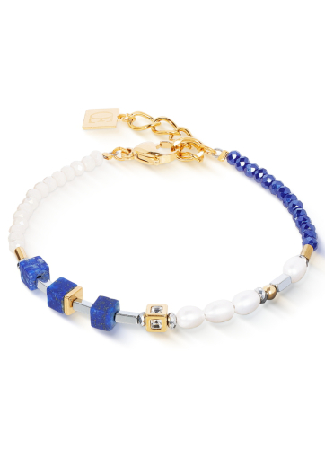 Фото Браслет Princess Fusion Pearls Lapis Lazuli Coeur de Lion 1126/30-0700