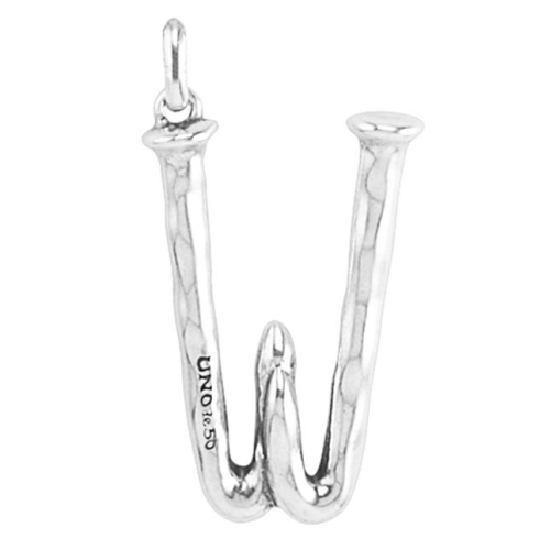 Фото Подвеска W большая UNOde50 CHA0023MTL0000U Фото Подвеска W большая UNOde50 CHA0023MTL0000U